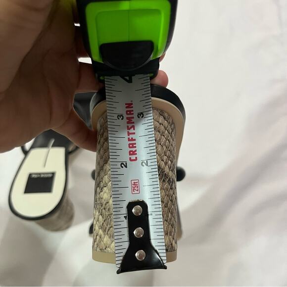 Dolce Vita Noles Black Leather High Heels Slip on Open Toe Snake Print Size 10 - Picture 10 of 11